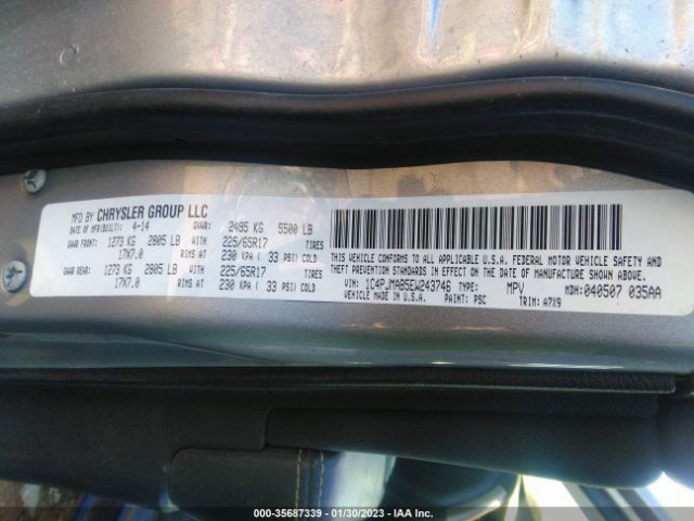 1C4PJMAB5EW243746 Jeep Cherokee Sport