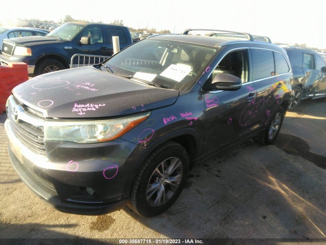 Toyota Highlander Xle 2015 5TDKKRFH7FS059296 Image 2