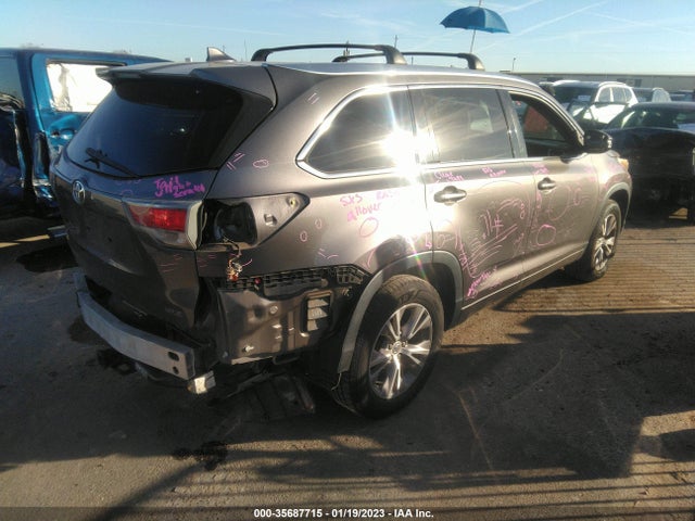Toyota Highlander Xle 2015 5TDKKRFH7FS059296 Image 4