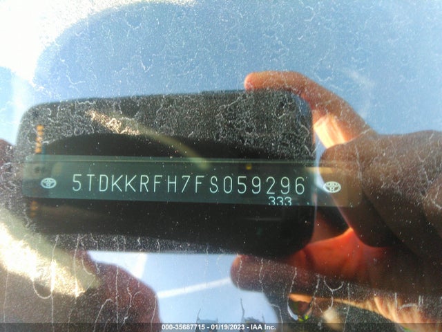 Toyota Highlander Xle 2015 5TDKKRFH7FS059296 Image 9