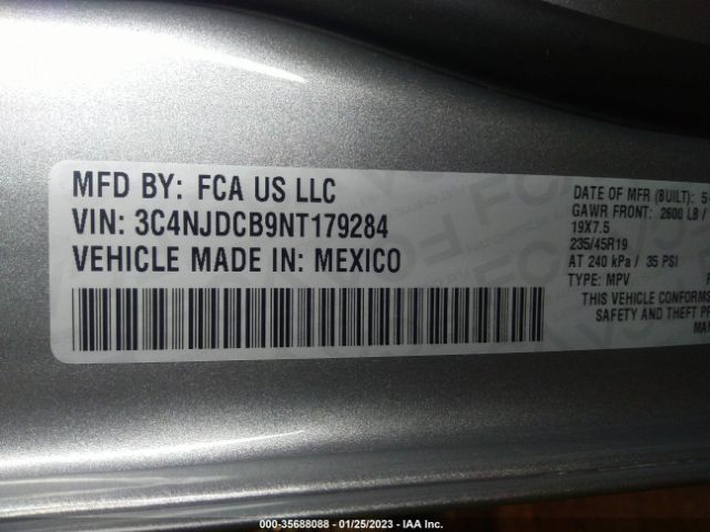3C4NJDCB9NT179284 Jeep Compass High Altitude
