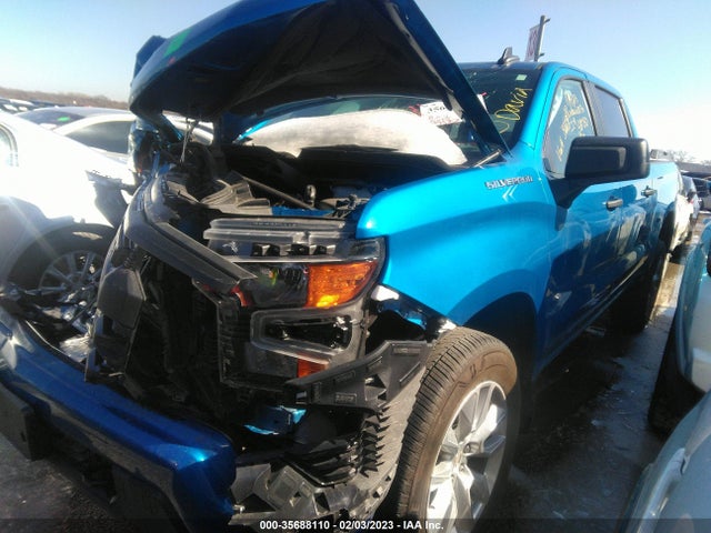 Chevrolet Silverado 1500 Custom 2022 3GCPABEK1NG536654 Image 2