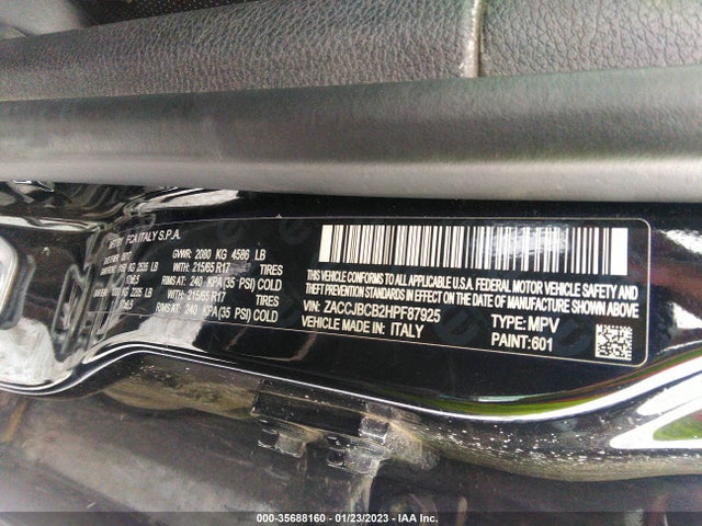 Jeep Renegade Deserthawk 2017 ZACCJBCB2HPF87925 Image 9
