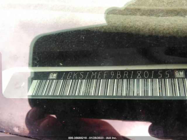 1GKS1MEF9BR180155 GMC YUKON XL DENALI