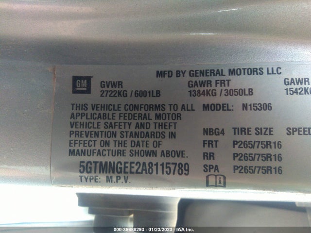 Hummer H3 SUV 2010 5GTMNGEE2A8115789 Image 10