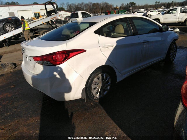 2012 HYUNDAI ELANTRA GLS PZEV VIN: 5NPDH4AE4CH126638