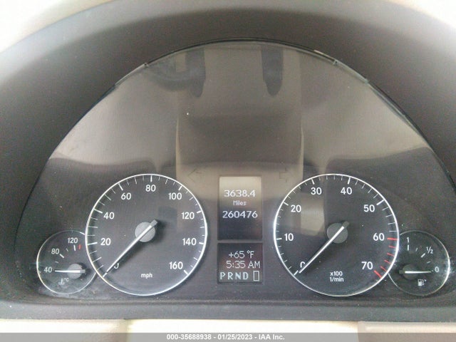 2005 MERCEDES-BENZ C-CLASS 2.6L VIN: WDBRF61JX5F614248