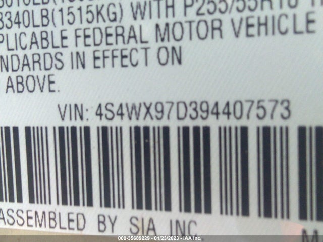 Subaru Tribeca 2009 4S4WX97D394407573 Image 11
