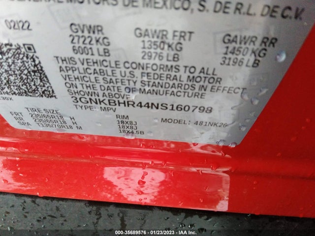 Chevrolet Blazer Lt 2022 3GNKBHR44NS160798 Image 9