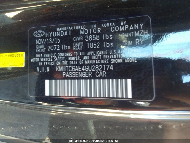 Hyundai Veloster Turbo 2016 KMHTC6AE4GU282174 Image 9