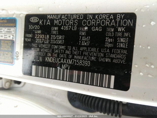 KNDEUCAAXM7158393 KIA SELTOS S