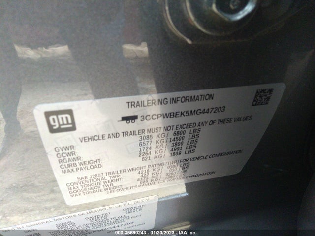 Chevrolet Silverado 1500 Custom 2021 3GCPWBEK5MG447203 Image 9