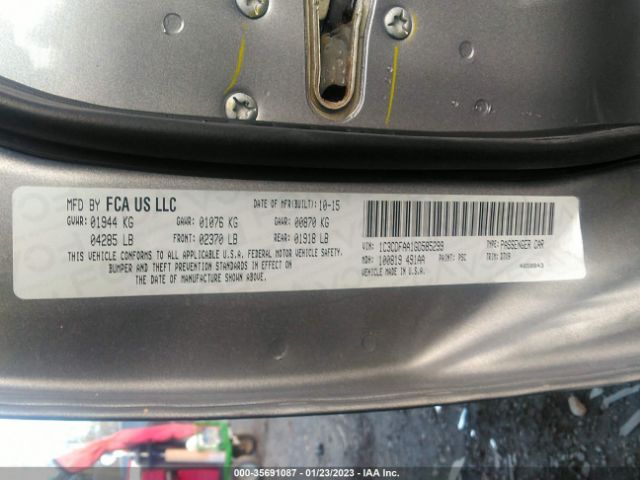 1C3CDFAA1GD585299 Dodge DART SE