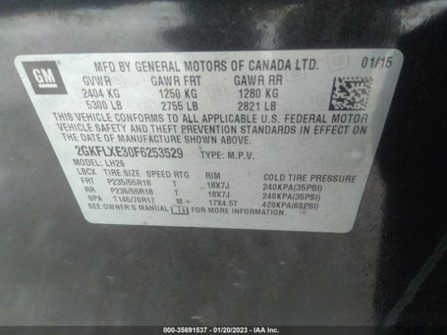 2GKFLXE30F6253529 GMC Terrain Slt