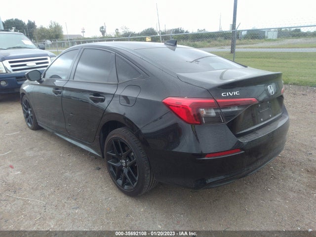 2022 HONDA CIVIC SEDAN SPORT VIN: 2HGFE2F50NH529527