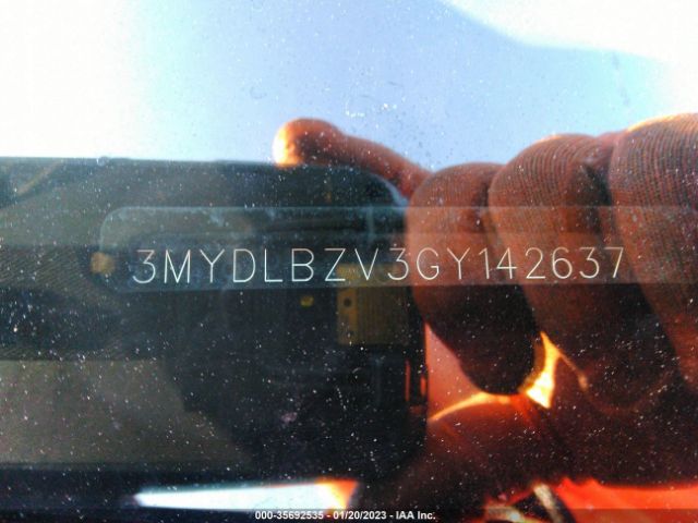 3MYDLBZV3GY142637 Scion IA