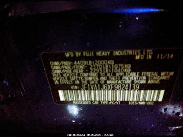 JF1VA1J6XF9824139 Subaru Wrx Limited