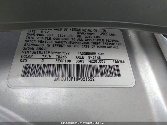 2017 Nissan Qashqai, VIN: JN1BJ1CP1HW021522