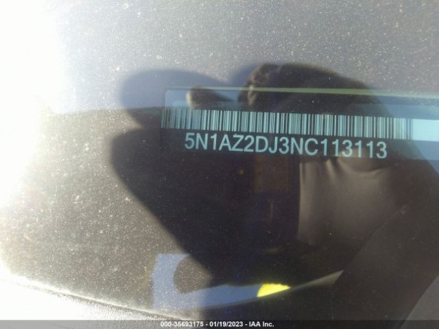 5N1AZ2DJ3NC113113 Nissan Murano Platinum