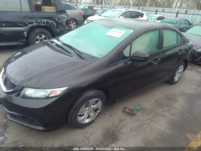 Honda Civic Sedan Lx 2014 2HGFB2F59EH530216 Image 2