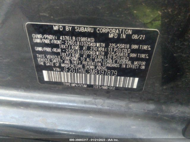 JF2GTHNC3M8397879 Subaru Crosstrek Limited