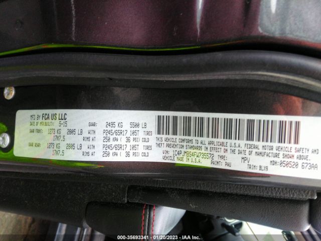 1C4PJMBS4FW735572 Jeep Cherokee Trailhawk