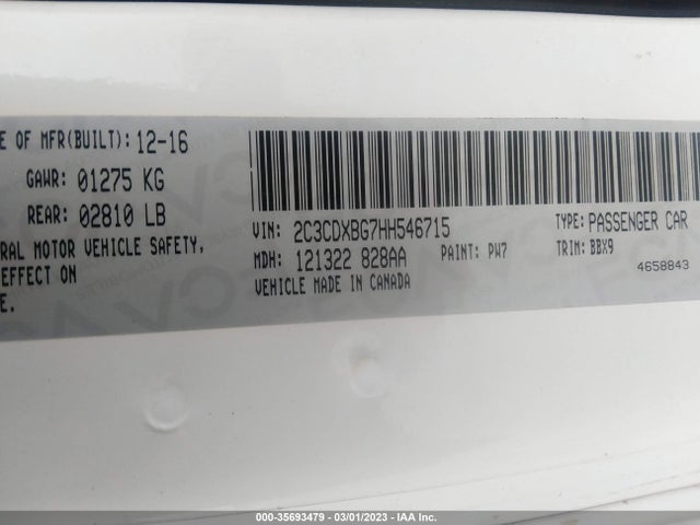 Dodge Charger Se 2017 2C3CDXBG7HH546715 Image 9
