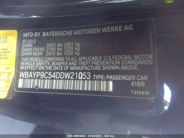 WBAYP9C54DDW21053 BMW 6 Series 650i
