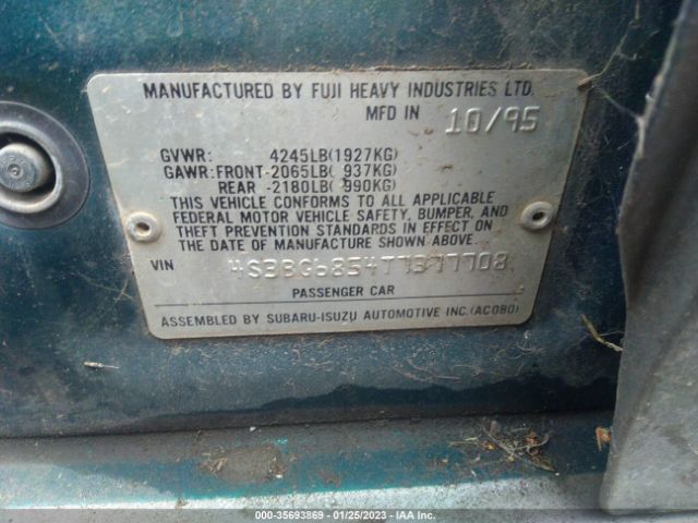 4S3BG6854T7377708 Subaru Legacy Outback