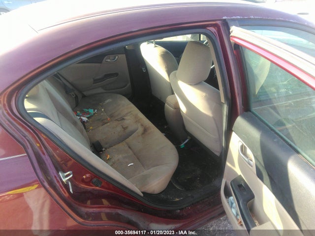 2013 HONDA CIVIC SDN LX VIN: 2HGFB2F56DH595832