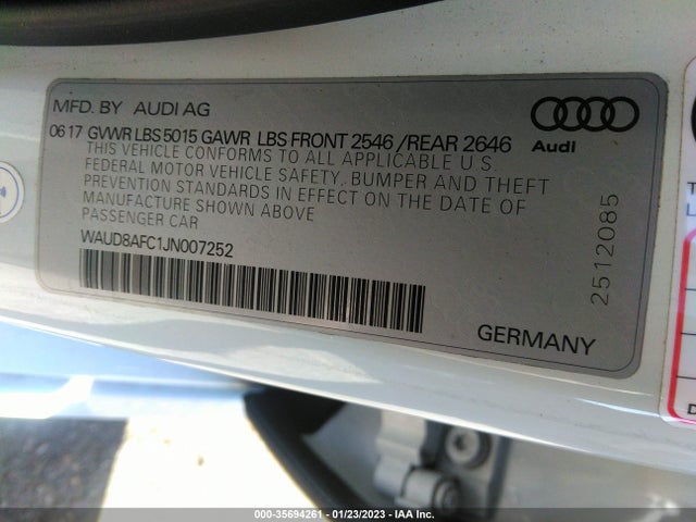 Audi A6 2018 WAUD8AFC1JN007252 Image 33