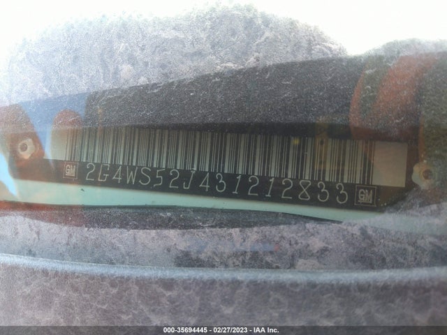 2003 BUICK CENTURY CUSTOM VIN: 2G4WS52J431212833