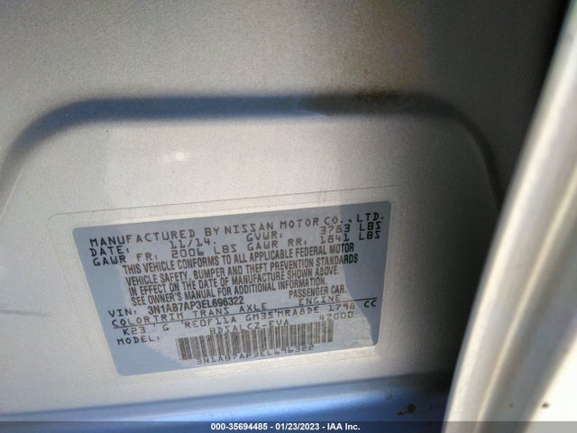 Nissan SENTRA S 2014 3N1AB7AP3EL696322 Image 10