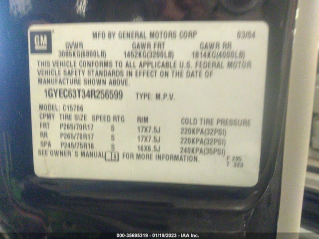 Cadillac Escalade 2004 1GYEC63T34R256599 Image 10