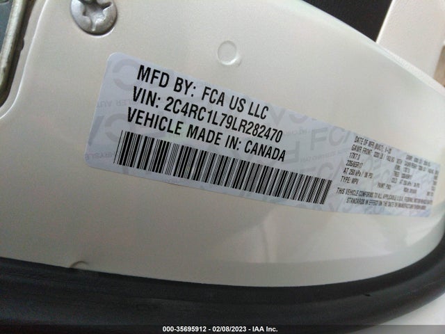 2020 Chrysler Pacifica Hybrid, VIN: 2C4RC1L79LR282470