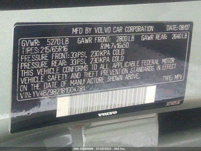YV4BZ982181004781 Volvo XC70