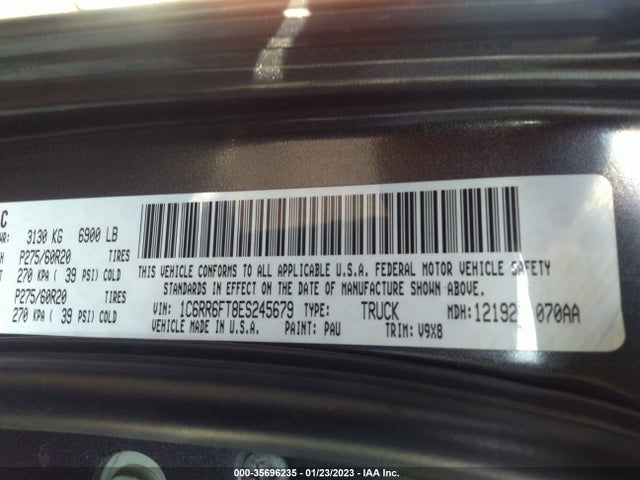 2014 RAM 1500 EXPRESS VIN: 1C6RR6FT8ES245679