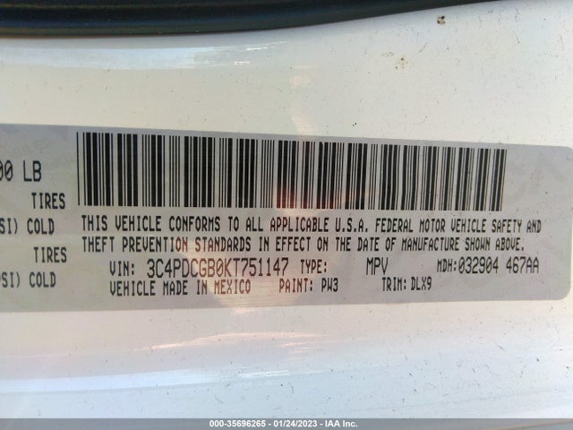 Dodge Journey Crossroad 2019 3C4PDCGB0KT751147 Image 11