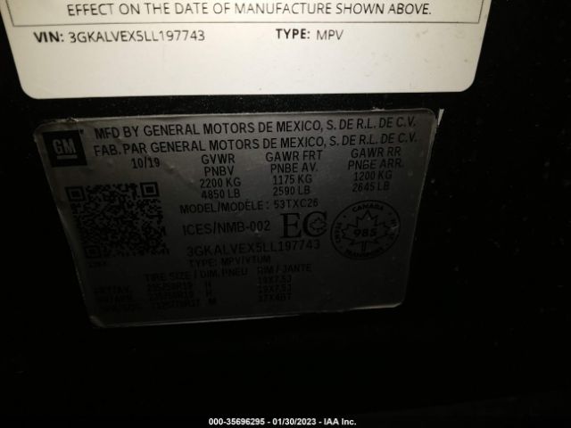 3GKALVEX5LL197743 GMC Terrain Slt