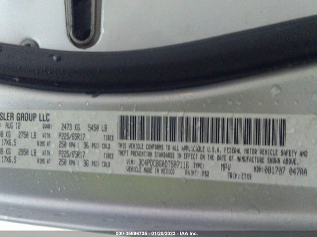Dodge Journey Sxt 2013 3C4PDCBG0DT507116 Image 10