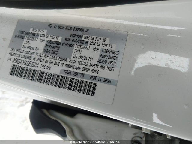 2016 Mazda CX-5, VIN: JM3KE4CY9G0678914