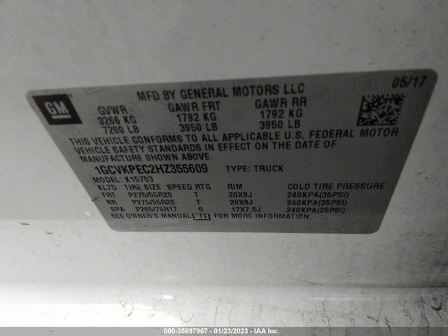 Chevrolet Silverado 1500 Custom 2017 1GCVKPEC2HZ355609 Image 10