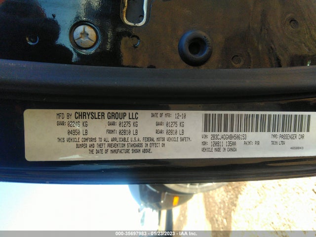 Dodge CHALLENGER 2011 2B3CJ4DGXBH506153 Image 10