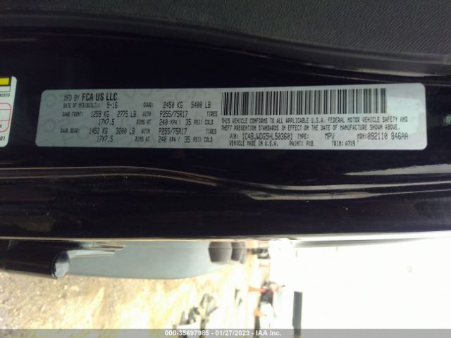 1C4BJWDG5HL503601 Jeep Wrangler Unlimited Sport