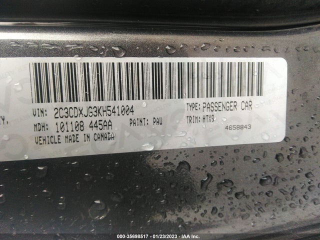 Dodge Charger Sxt 2019 2C3CDXJG3KH541004 Image 9