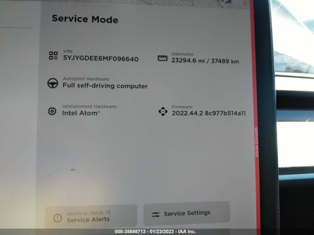 Tesla Model Y Long Range 2021 5YJYGDEE6MF096640 Image 9
