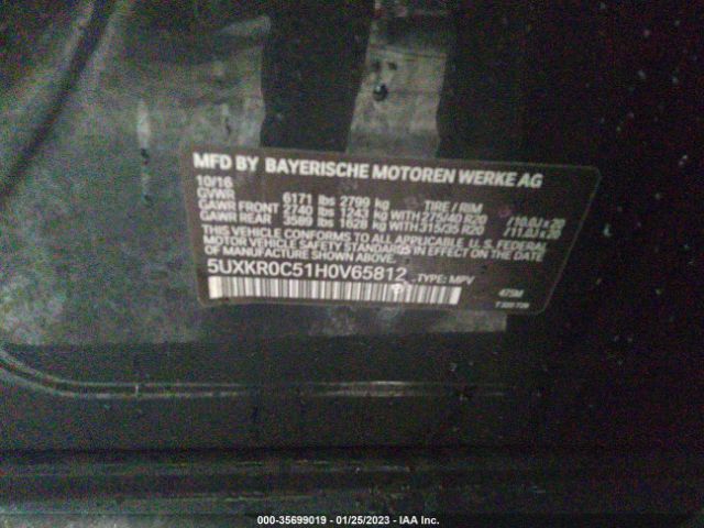 5UXKR0C51H0V65812 BMW X5 Xdrive35i