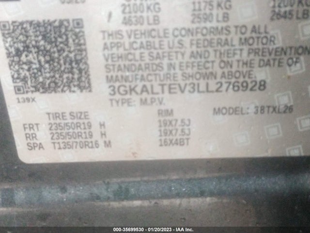 GMC Terrain Sle 2020 3GKALTEV3LL276928 Image 9