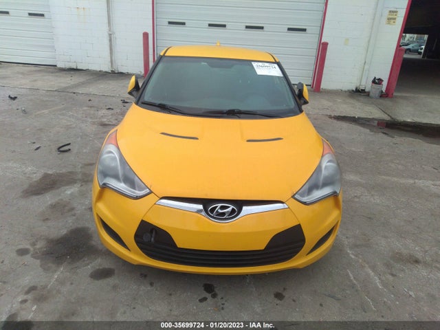 2013 HYUNDAI VELOSTER W/BLACK INT VIN: KMHTC6AD2DU124449