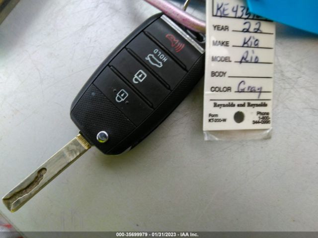 3KPA24AD2NE435124 KIA RIO S